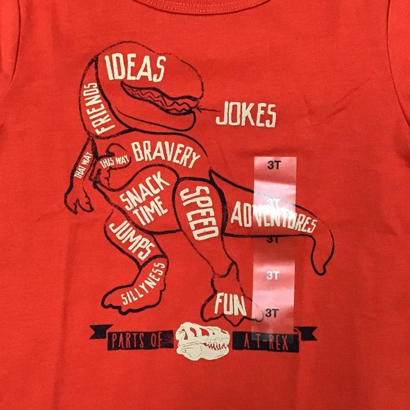 Epic Threads | Boy's T-shirt | Orange / Red | Various Sizes - Picture 2 of 3